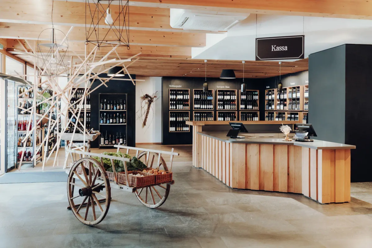 Bauernstadl – Marktlokal Innenansicht